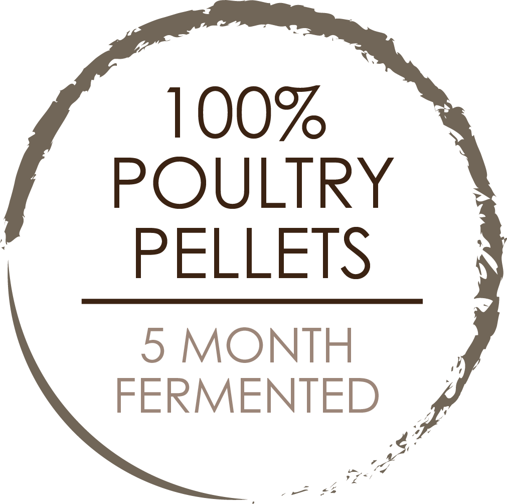 100 % Poultry pellets - 5 month fermented